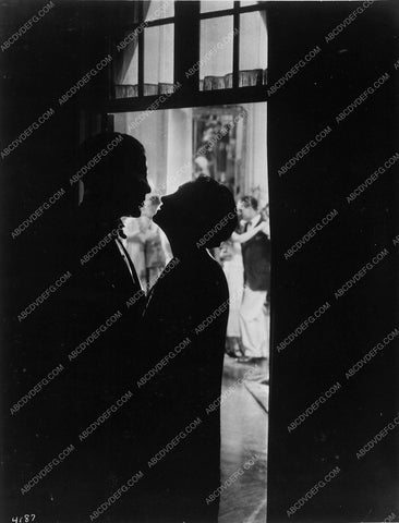 silouhette silent film scene Smouldering Fires 9856-25