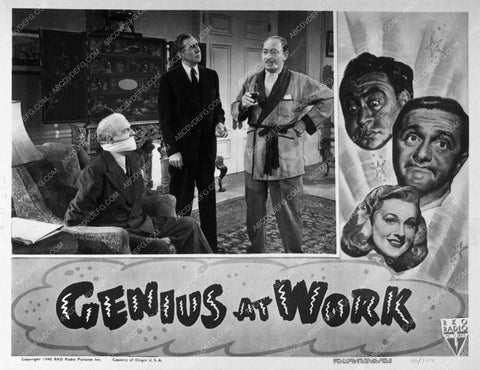 ad slick Bela Lagosi Genius At Work 9900-17