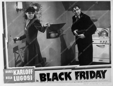 ad slick Bela Lagosi Boris Karloff Black Friday 9900-21