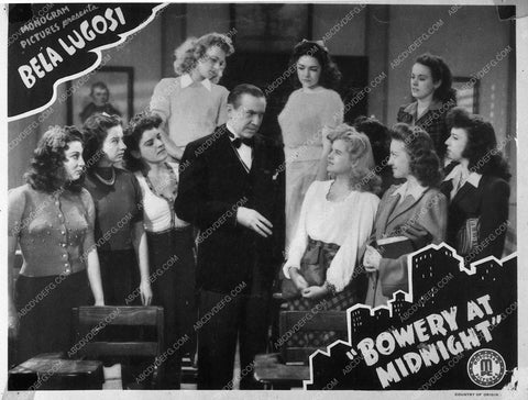 ad slick Bela Lagosi Bowery At Midnight 9900-25