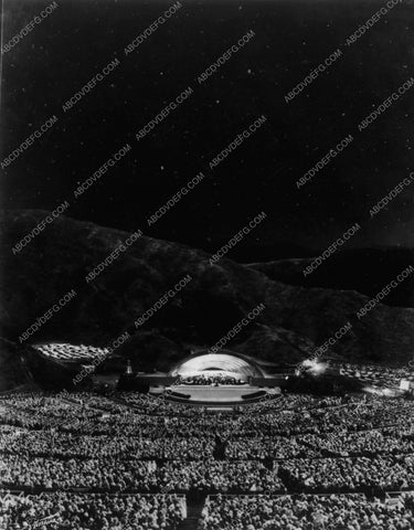 historic Los Angeles Hollywood Bowl at night cool photo 9992-18