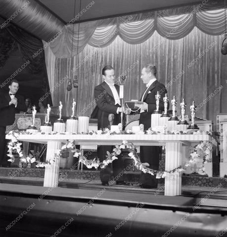 1940 Oscars Bob Hope on stage Academy Awards aa1940-07</br>Los Angeles Newspaper press pit reprints from original 4x5 negatives for Academy Awards.