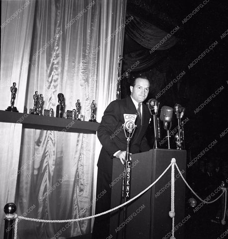 1941 Oscars Bob hope on stage Academy Awards aa1941-05</br>Los Angeles Newspaper press pit reprints from original 4x5 negatives for Academy Awards.