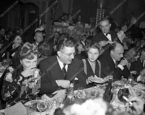 1942 Oscars Ingrid Bergman at dinner Academy Awards aa1942-20