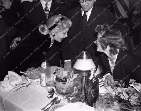 1943 Oscars Lana Turner Ingrid Bergman Academy Awards aa1943-13</br>Los Angeles Newspaper press pit reprints from original 4x5 negatives for Academy Awards.