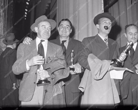 1944 Oscars Barry Fitzgerald Bing Crosby Darryl F. Zanuck Academy Aw aa1944-13</br>Los Angeles Newspaper press pit reprints from original 4x5 negatives for Academy Awards.