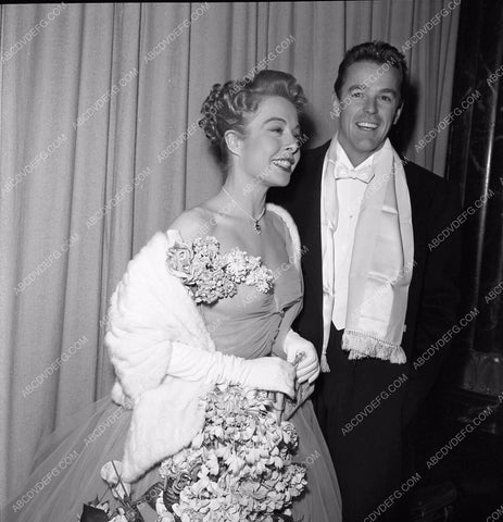 Oscars Marge and Gower Champion arriving Academy Awards aa1945-16</br>Los Angeles Newspaper press pit reprints from original 4x5 negatives for Academy Awards.