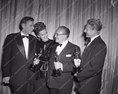 Oscars Anne Shirley James Cagney Academy Awards aa1946-08</br>Los Angeles Newspaper press pit reprints from original 4x5 negatives for Academy Awards.