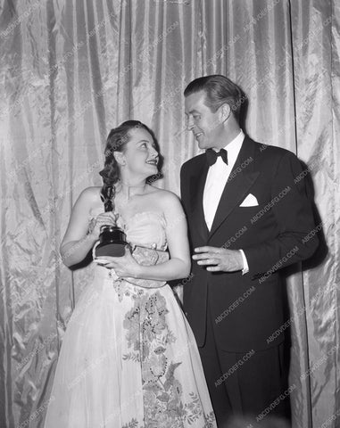 1946 Oscars Olivia de Havilland Ray Milland Academy Awards aa1946-16</br>Los Angeles Newspaper press pit reprints from original 4x5 negatives for Academy Awards.