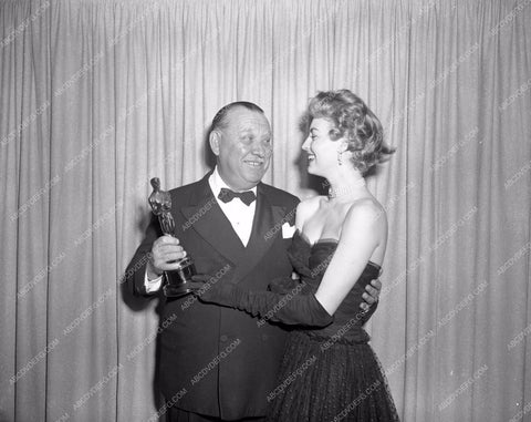 1948 Oscars Ingrid Bergman and? Academy Awards aa1948-16</br>Los Angeles Newspaper press pit reprints from original 4x5 negatives for Academy Awards.