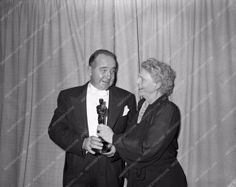 1949 Oscars Broderick Crawford Ethel Barrymore Academy Awards aa1949-04</br>Los Angeles Newspaper press pit reprints from original 4x5 negatives for Academy Awards.