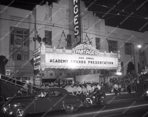 1950 Oscars historic Los Angeles Pantages Theatre Academy Awards aa1949-05</br>Los Angeles Newspaper press pit reprints from original 4x5 negatives for Academy Awards.