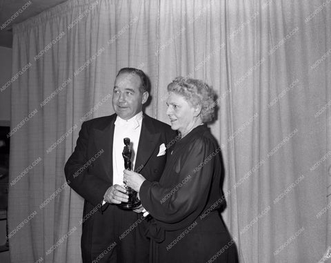 1949 Oscars Broderick Crawford Ethel Barrymore Academy Awards aa1949-105</br>Los Angeles Newspaper press pit reprints from original 4x5 negatives for Academy Awards.