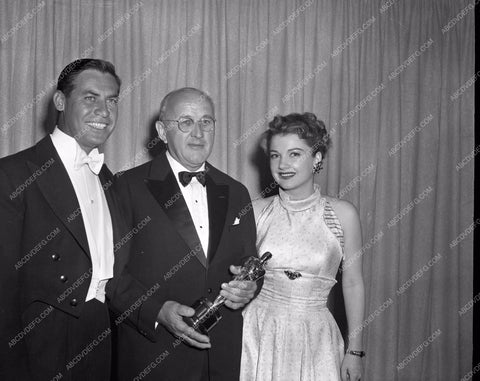 1949 Oscars Arlene Dahl Lex Barker Academy Awards aa1949-46</br>Los Angeles Newspaper press pit reprints from original 4x5 negatives for Academy Awards.