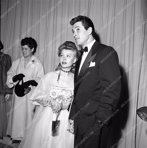 1949 Oscars Rock Hudson and Vera Ellen Academy Awards aa1949-59</br>Los Angeles Newspaper press pit reprints from original 4x5 negatives for Academy Awards.