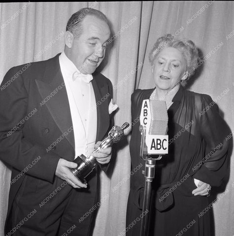 1949 Oscars Broderick Crawford Ethel Barrymore Academy Awards aa1949-77</br>Los Angeles Newspaper press pit reprints from original 4x5 negatives for Academy Awards.