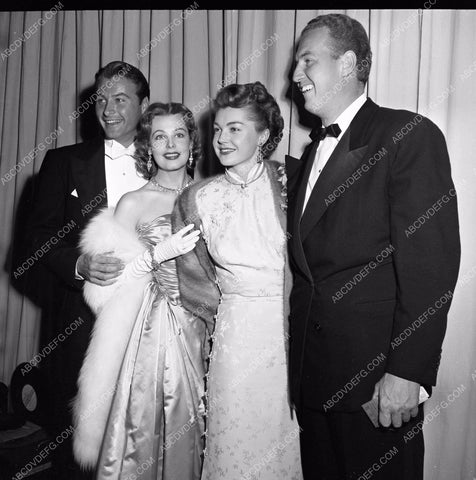 1949 Oscars Lex Barker Arlene Dahl Esther Williams Academy Awards aa1949-85</br>Los Angeles Newspaper press pit reprints from original 4x5 negatives for Academy Awards.