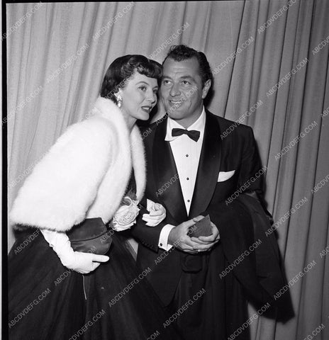 1951 Oscars Cyd Charisse Tony Martin Academy Awards aa1951-69</br>Los Angeles Newspaper press pit reprints from original 4x5 negatives for Academy Awards.