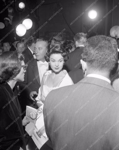 1953 Oscars Bing Crosby Kathryn Grant arriving Academy Awards aa1953-11</br>Los Angeles Newspaper press pit reprints from original 4x5 negatives for Academy Awards.