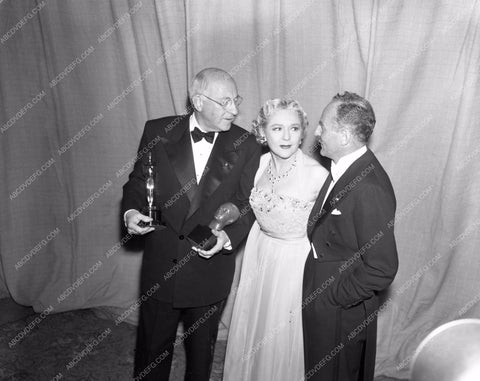 1954 Oscars Cecil B. DeMille Mary Pickford Darryl F. Zanuck aa1954-55</br>Los Angeles Newspaper press pit reprints from original 4x5 negatives for Academy Awards.