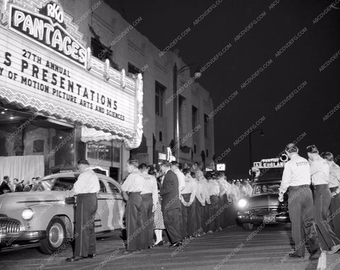 1954 Oscars historic Los Angeles Pantages Theatre Academy Awards aa1954-62</br>Los Angeles Newspaper press pit reprints from original 4x5 negatives for Academy Awards.
