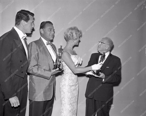 1958 Oscars Rock Hudson Doris Day Academy Awards aa1958-52</br>Los Angeles Newspaper press pit reprints from original 4x5 negatives for Academy Awards.