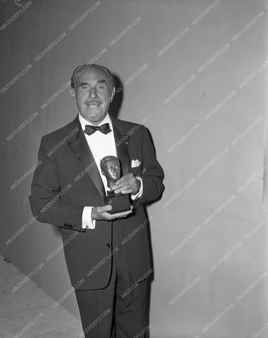 1958 Oscars Jack L. Warner and Irving Thalberg Academy Awards aa1958-56</br>Los Angeles Newspaper press pit reprints from original 4x5 negatives for Academy Awards.