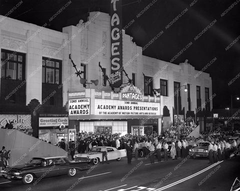 1959 Oscars historic Los Angeles Pantages Theatre Academy Awards aa1959-03</br>Los Angeles Newspaper press pit reprints from original 4x5 negatives for Academy Awards.