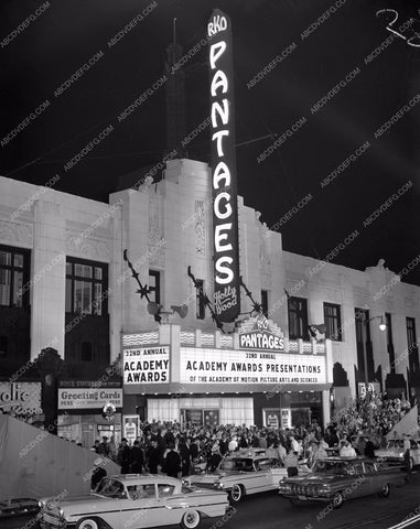 1959 Oscars historic Los Angeles Pantages Theatre Academy Awards aa1959-04</br>Los Angeles Newspaper press pit reprints from original 4x5 negatives for Academy Awards.