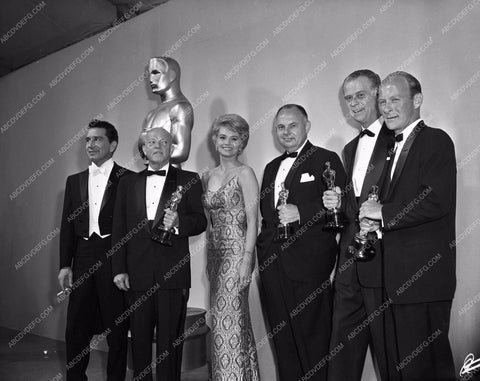 1959 Oscars Richard Conte Angie Dickinson Academy Awards aa1959-42</br>Los Angeles Newspaper press pit reprints from original 4x5 negatives for Academy Awards.