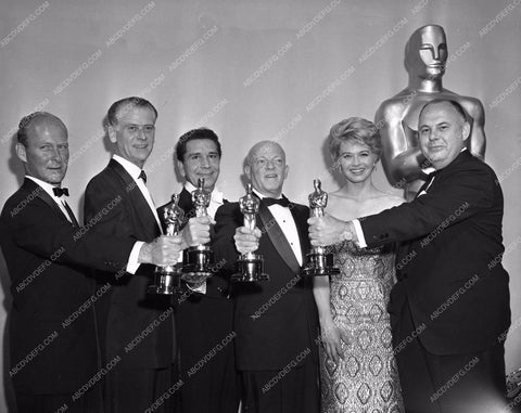 1959 Oscars Richard Conte Angie Dickinson Academy Awards aa1959-43</br>Los Angeles Newspaper press pit reprints from original 4x5 negatives for Academy Awards.