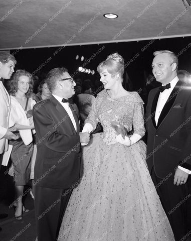 1960 Oscars Jack Cassidy arriving Academy Awards aa1960-02</br>Los Angeles Newspaper press pit reprints from original 4x5 negatives for Academy Awards.