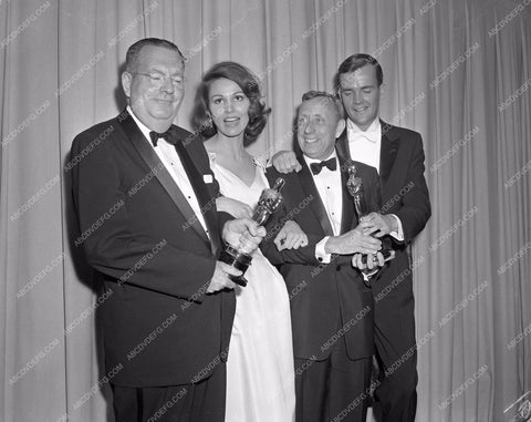 1960 Oscars Paula Prentiss Jim Hutton Academy Awards aa1960-03</br>Los Angeles Newspaper press pit reprints from original 4x5 negatives for Academy Awards.