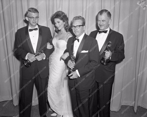 1960 Oscars Tina Louise and others Academy Awards aa1960-42</br>Los Angeles Newspaper press pit reprints from original 4x5 negatives for Academy Awards.