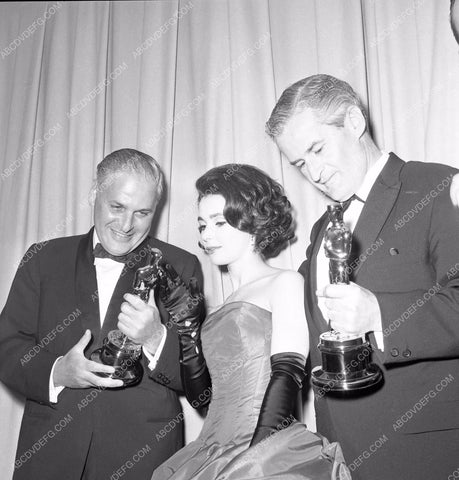1960 Oscars Susan Strasberg at Academy Awards aa1960-85</br>Los Angeles Newspaper press pit reprints from original 4x5 negatives for Academy Awards.