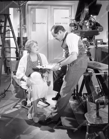 Clara Kimball Young behind the scene w/script cky810-01