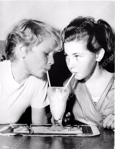 Jon Whiteley Donna Corcoran share a milk shake 8b20-0182
