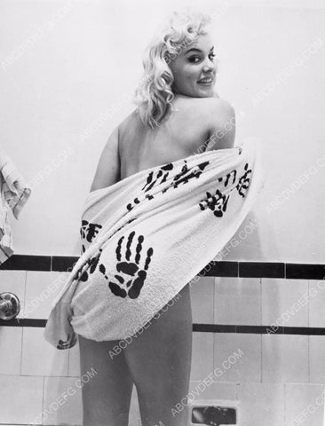 super hot June Wilkinson dries off after a hot shower 8b20-0354