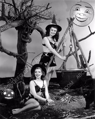 Jane Adams Patricia Alphin sexy witches Halloween pinup 8b20-0516