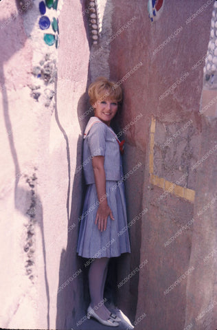 singer Petula Clark at Watts Towers 8b20-0530