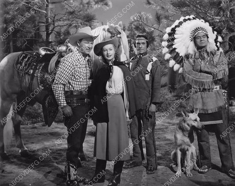 Roy Rogers Trigger Dale Evans film North of the Great Divide 8b20-0684