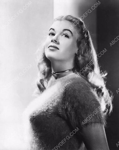 cute fuzzy sweater girl Nancy Saunders 8b20-0822