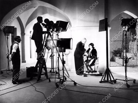 Dorothy Sebastian behind scenes silent film A Woman of Affairs 8b20-0874
