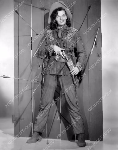 sexy cowgirl dodging arrows Jane Russell film The Paleface 8b20-10030