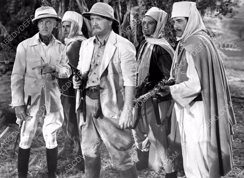 Joe Sawyer and cast film Tarzan's Desert Mystery 8b20-10076