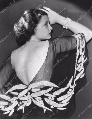 gorgeous Sylvia Sidney bare back portrait 8b20-10368