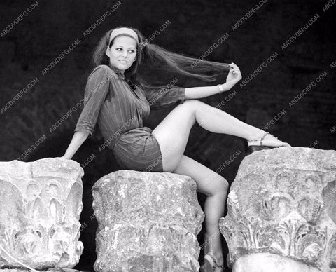 gorgeous Claudia Cardinale sitting among the ruins 8b20-10490