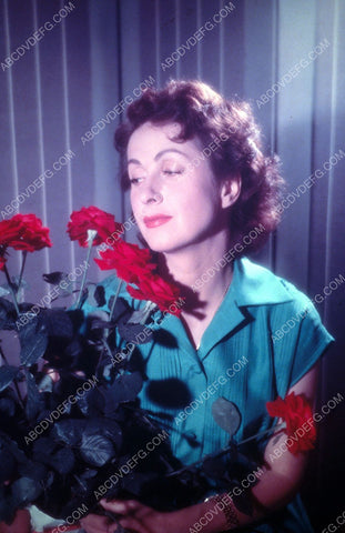 Danielle Darrieux and some roses portrait 8b20-10542
