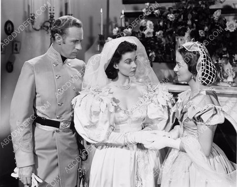 Leslie Howard Vivien Leigh Olivia de Havilland film Gone with the Wind 8b20-10613