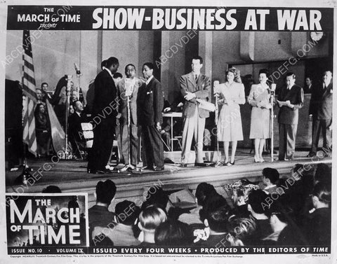 ad slick March of Time newsreels Show-Business at War 8b20-10676